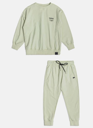 Youccie - Conjunto de Moletom Verde Verde - YOUCCIE