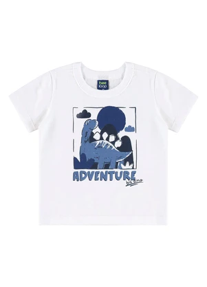 Bee Loop - Conjunto Dino Adventure Infantil Branco - BEE LOOP