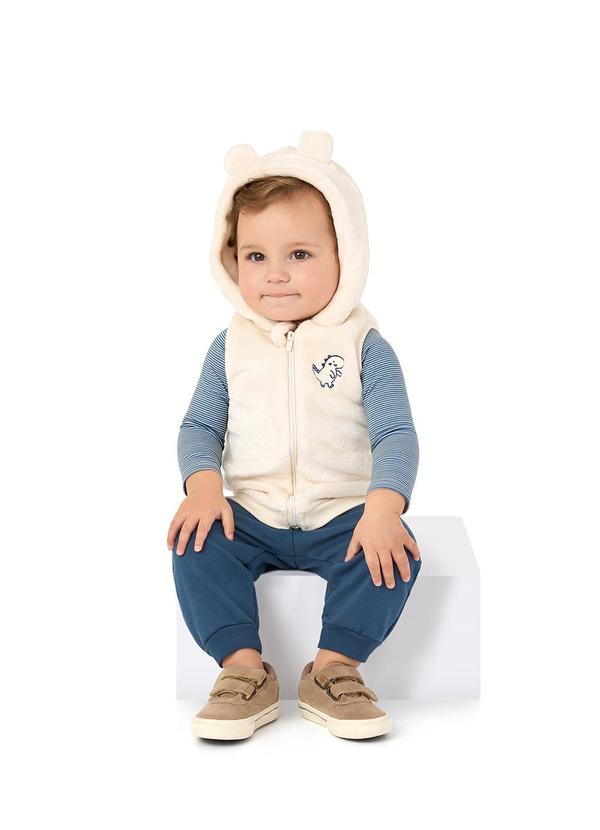 Malwee Kids - Conjunto Dino com ApliqueAzul