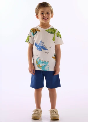 Up Baby - Conjunto Dinosaur Adventure Branco - UP BABY