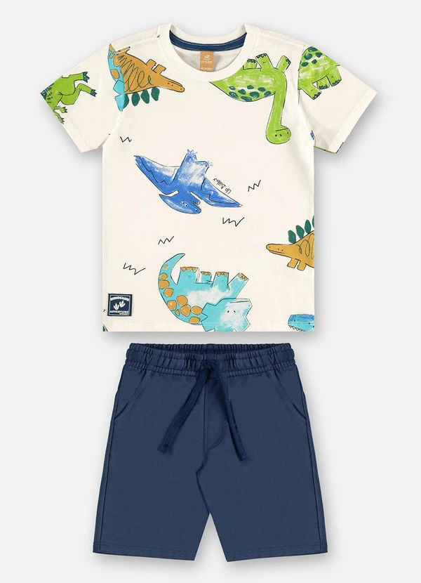 Up Baby - Conjunto Dinosaur Adventure Branco 2