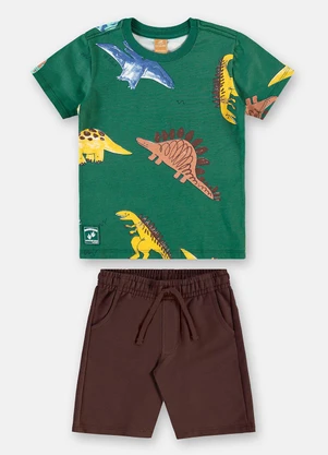 Up Baby - Conjunto Dinosaur Adventure Verde - UP BABY