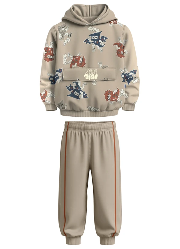 Malwee Kids - Conjunto Dinossauros Roar Areia