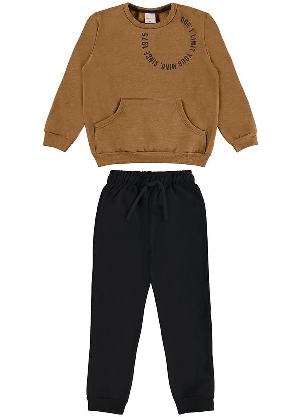 Carinhoso - Conjunto Don¿T Limit Your Mind Marrom