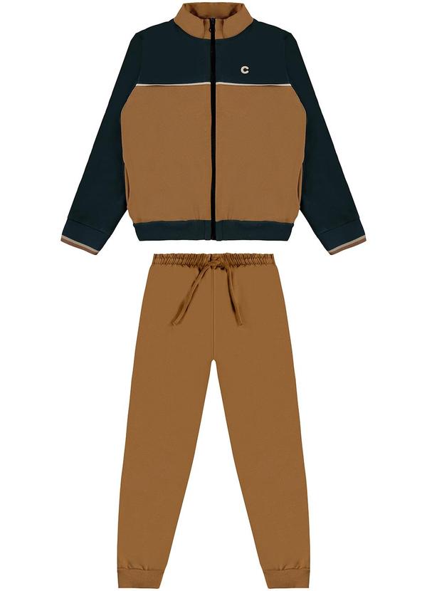 Carinhoso - Conjunto em Moletom 1975 Menino Verde