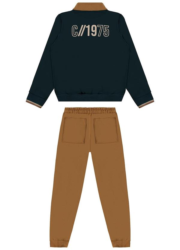 Carinhoso - Conjunto em Moletom 1975 Menino Verde 2