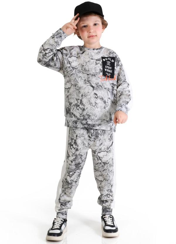 Tink Bink - Conjunto em Moletom Felpado Preto