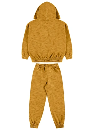 Guloseima - Conjunto em Moletom Infantil Marrom - GULOSEIMA