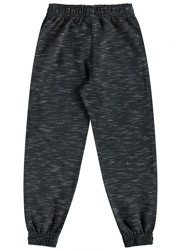 Guloseima - Conjunto em Moletom Infantil Preto 4