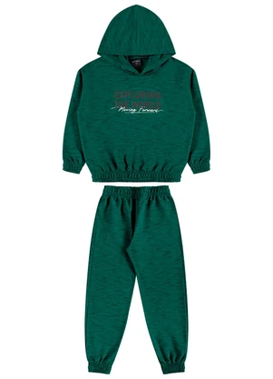 Guloseima - Conjunto em Moletom Infantil Verde - GULOSEIMA