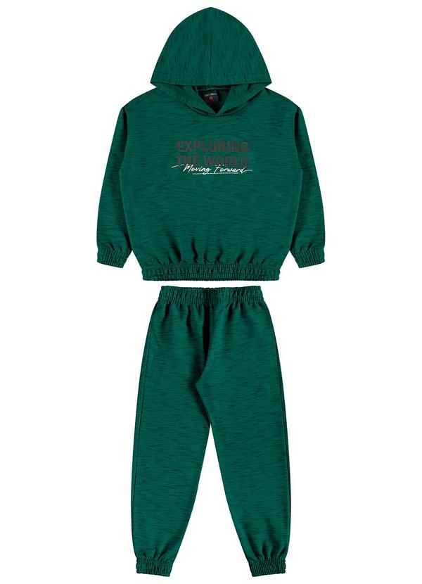Guloseima - Conjunto em Moletom Infantil Verde