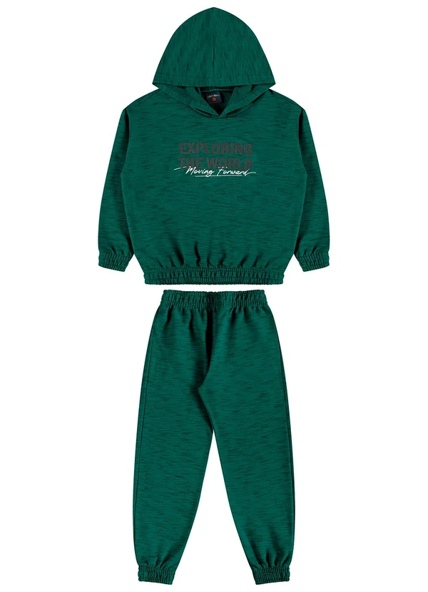 Guloseima - Conjunto em Moletom Infantil Verde