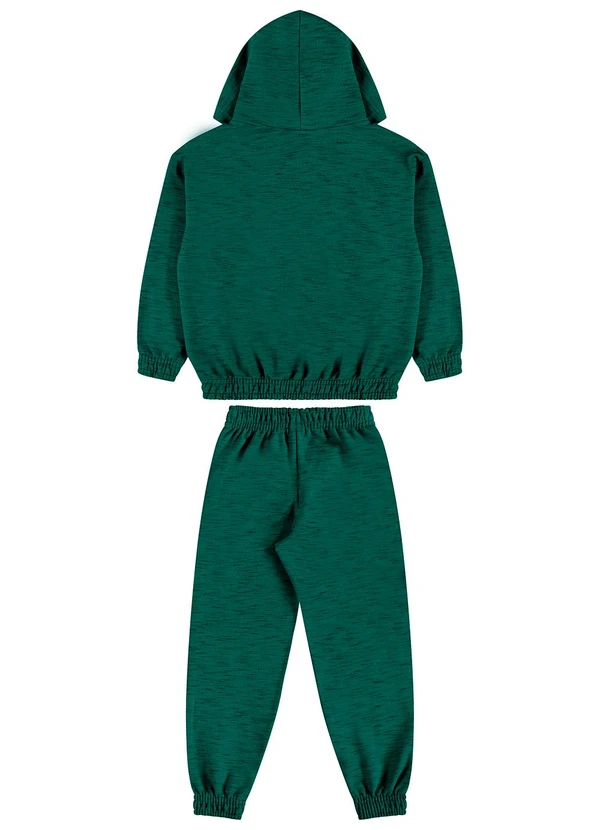 Guloseima - Conjunto em Moletom Infantil Verde 2