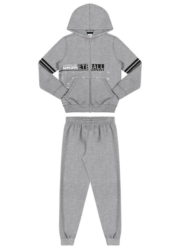Alenice - Conjunto Esportivo Basquete Menino Cinza 1