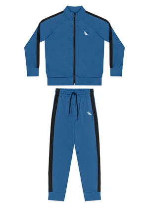 Quimby - Conjunto Esportivo Jaqueta Calça Azul - QUIMBY