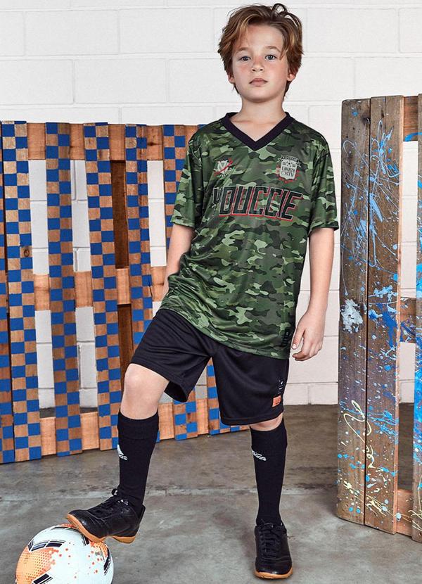 Youccie - Conjunto Estampa Militar Verde