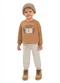 Ddk - Conjunto Estampa Porco Espinho Branco - variação: Bege