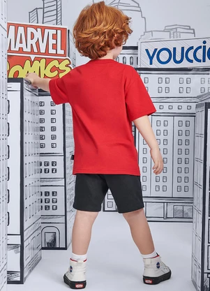 Youccie - Conjunto Estampado Homem-Aranha Vermelho - YOUCCIE