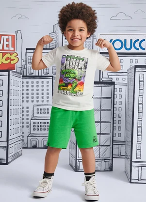 Youccie - Conjunto Estampado Hulk Verde - YOUCCIE