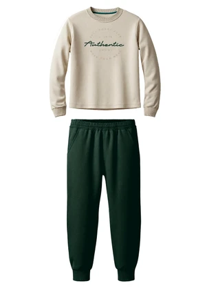 Carinhoso - Conjunto Exclusive Club com Bordado Off White - CARINHOSO