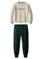 Carinhoso - Conjunto Exclusive Club com Bordado Azul Marinho - variação: Off White