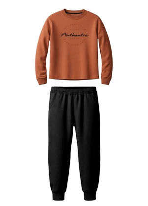 Carinhoso - Conjunto Exclusive Club com Bordado Terracota - CARINHOSO