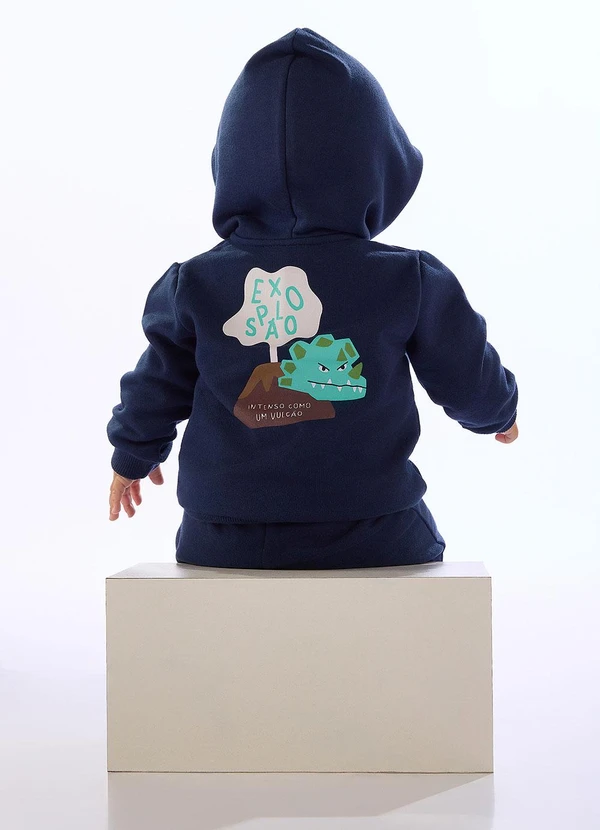 Três e Já - Conjunto Explosão Jaqueta Calça Azul 2