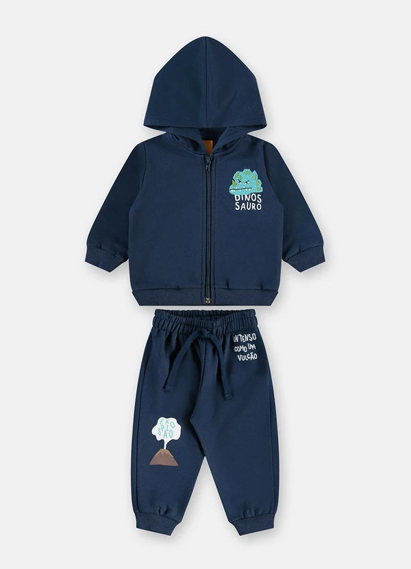 Três e Já - Conjunto Explosão Jaqueta Calça Azul 3