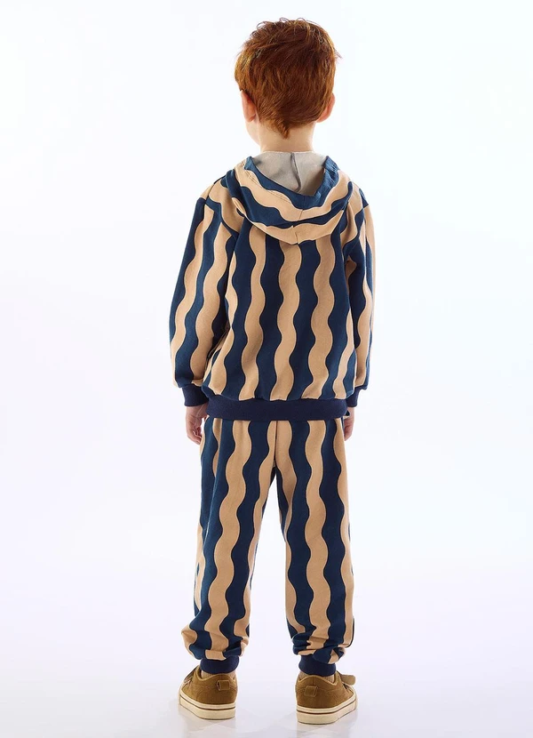 Três e Já - Conjunto Explosão Jaqueta Calça Azul 2