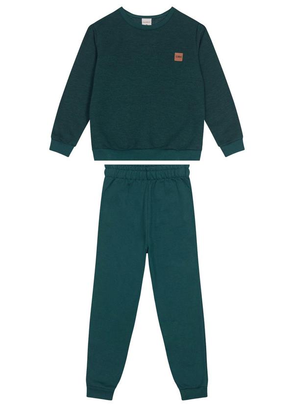 Carinhoso - Conjunto Flanelado Menino Verde