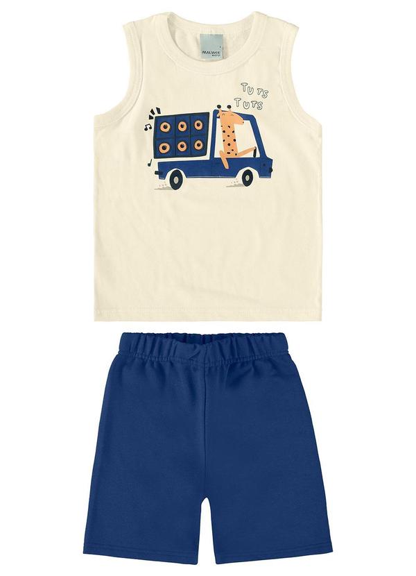 Malwee Kids - Conjunto Girafa Comfort Menino Bege