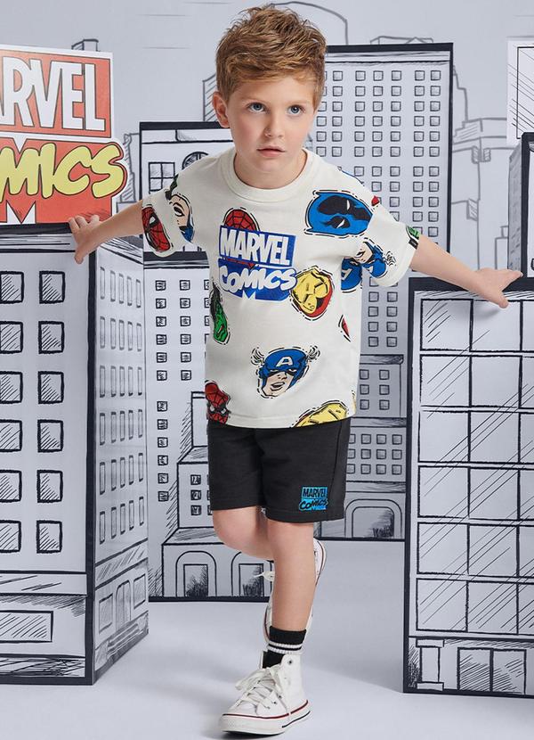 Youccie - Conjunto Heróis Marvel Branco