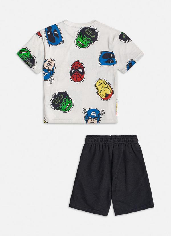 Youccie - Conjunto Heróis Marvel Branco 4