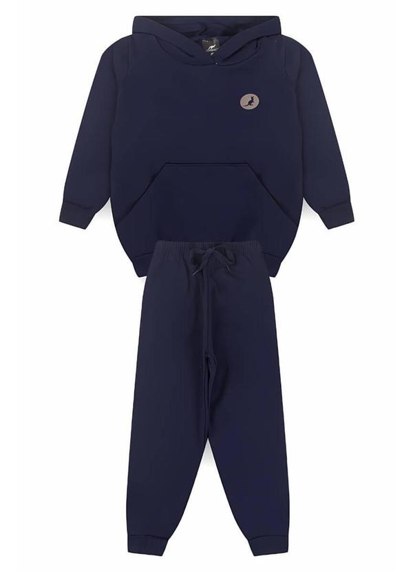 Rosa Azul - Conjunto Inf. Menino Básico Kangulu Azul Marinho 1
