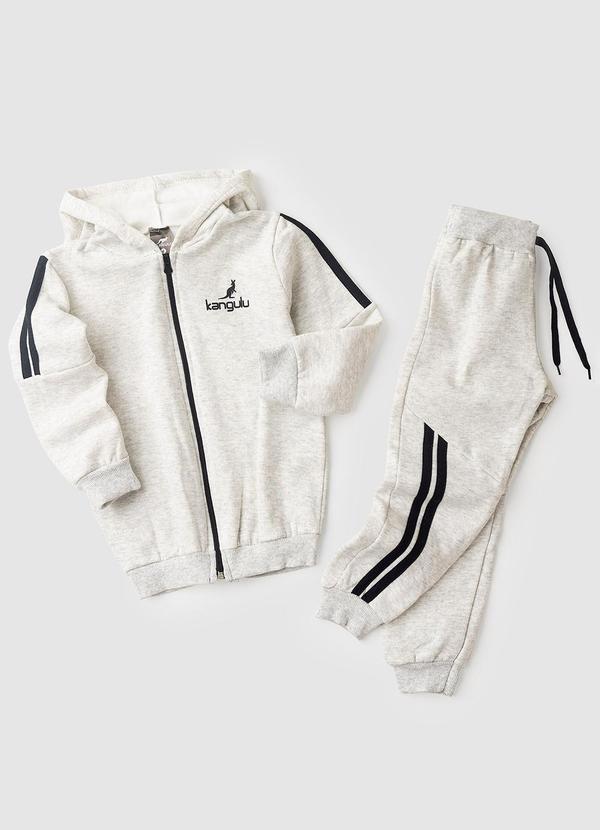 Rosa Azul - Conjunto Inf. Menino Básico Kangulu Mescla
