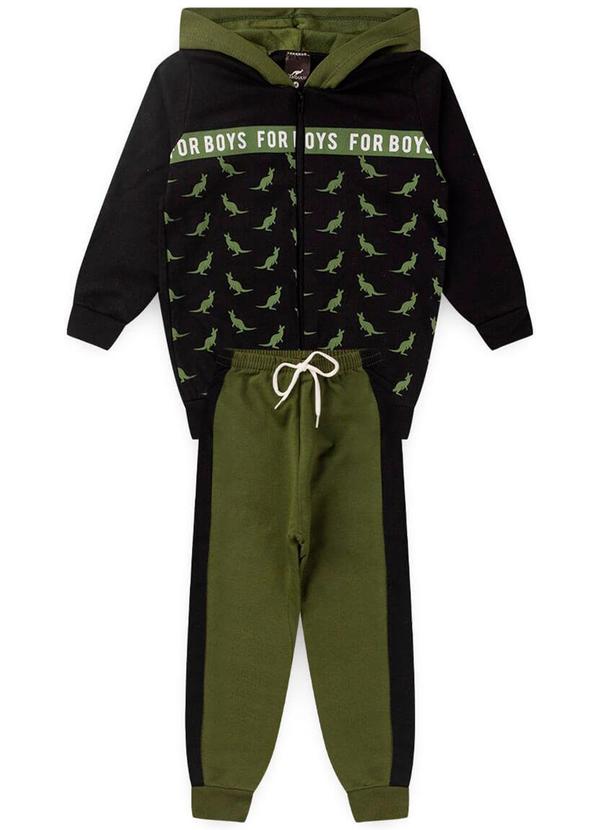 Rosa Azul - Conjunto Inf. Menino Boys For Boys Kangulu Preto
