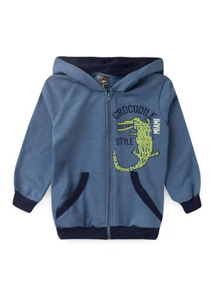 Rosa Azul - Conjunto Inf. Menino Crocodile Style Azul  - ROSA AZUL