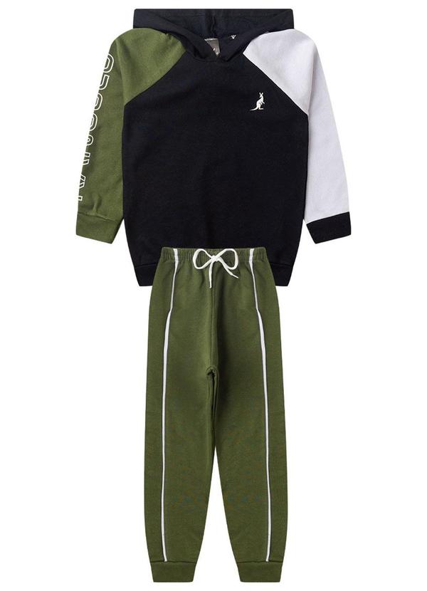 Rosa Azul - Conjunto Inf. Menino Kangulu Preto