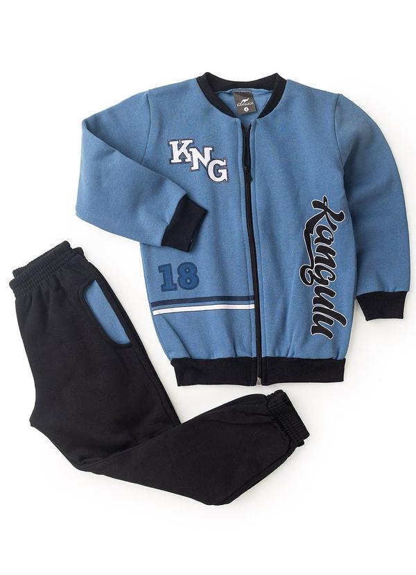 Rosa Azul - Conjunto Inf. Menino Kng Kangulu Azul Cobalto