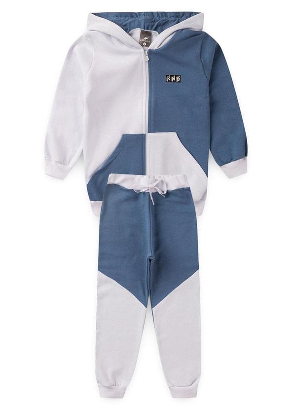 Rosa Azul - Conjunto Inf. Menino Kng Kangulu Branco