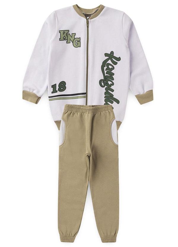 Rosa Azul - Conjunto Inf. Menino Kng Kangulu Branco