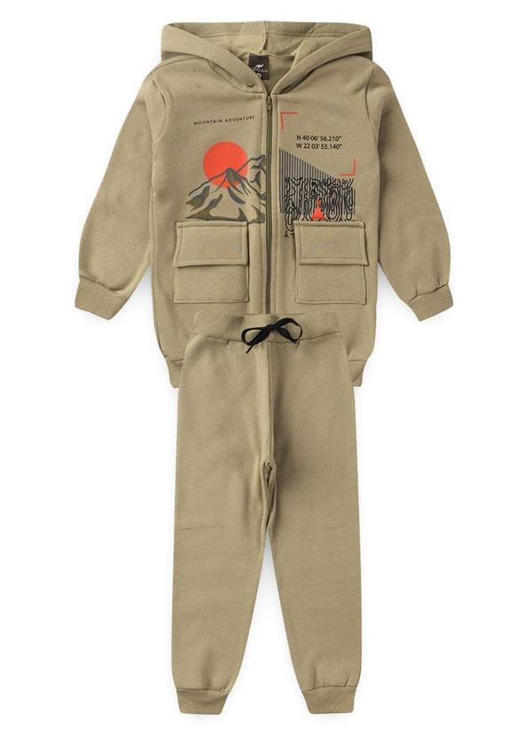 Rosa Azul - Conjunto Inf. Menino Mount Kangulu Verde