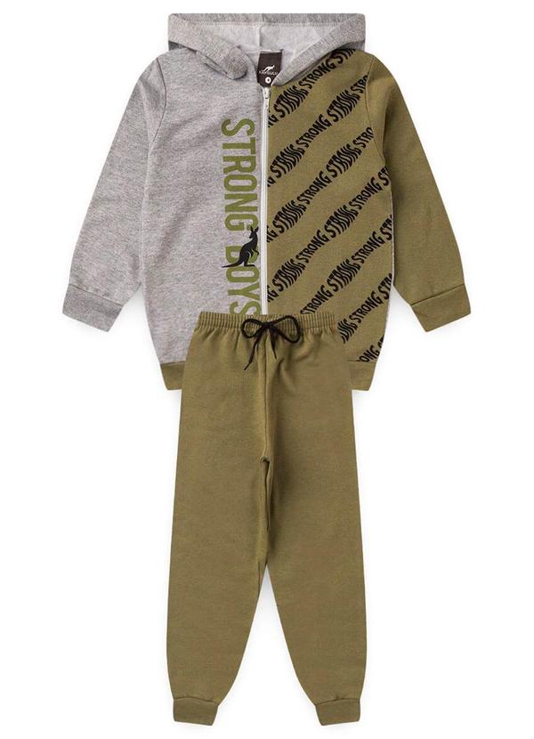 Rosa Azul - Conjunto Inf. Menino Strong Boys Kangulu Mescla 1