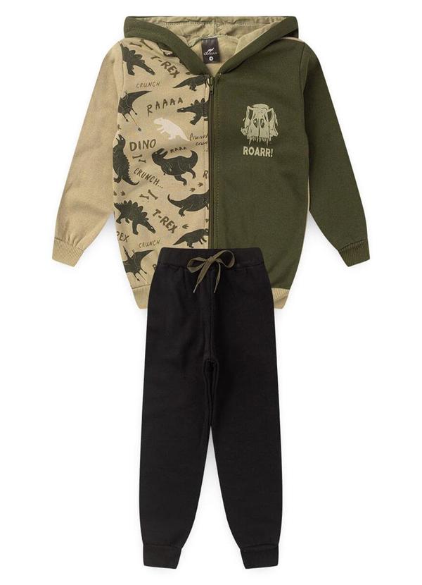 Rosa Azul - Conjunto Inf. Menino T-Rex Kangulu Verde