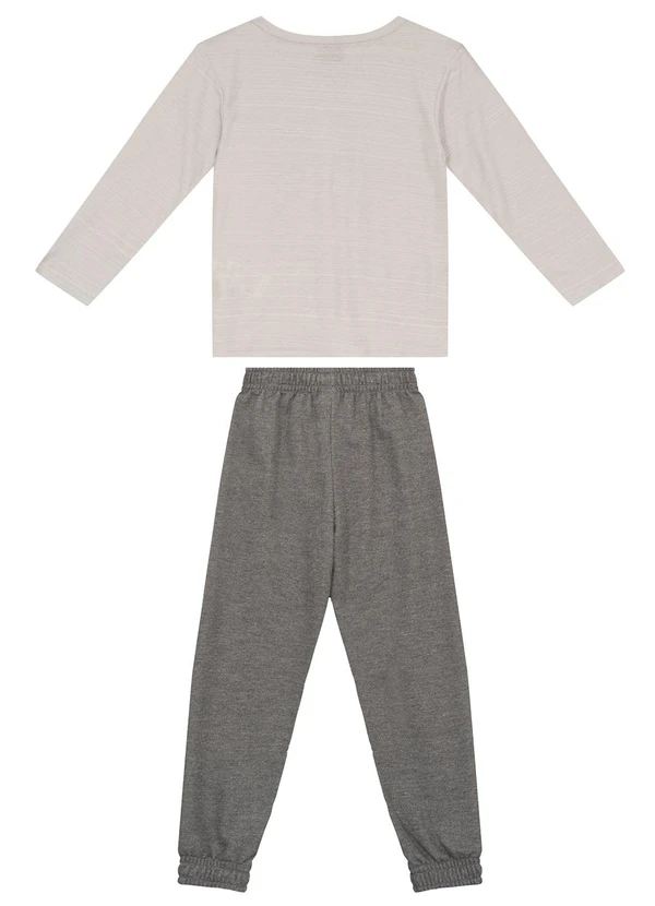Guloseima - Conjunto Infantil Blusa e Calça Cinza 2