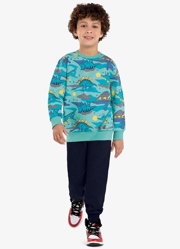 Rovi Kids - Conjunto Infantil Blusão com Calça Verde