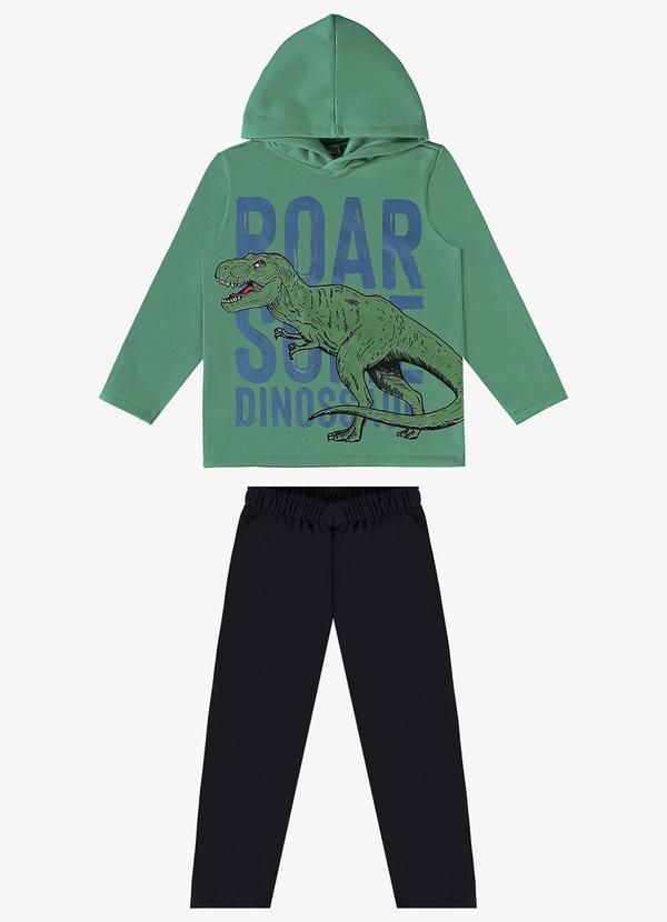 Rovi Kids - Conjunto Infantil Blusão com Calça Verde