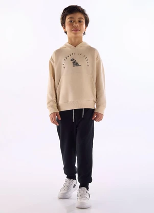 Quimby - Conjunto Infantil Blusão e Calça Bege - QUIMBY