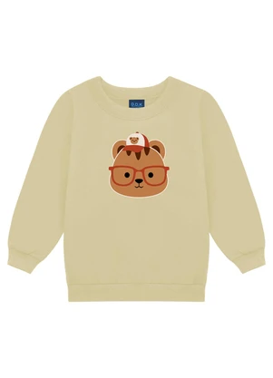 Ddk - Conjunto Infantil Blusão e Calça Bege - DDK