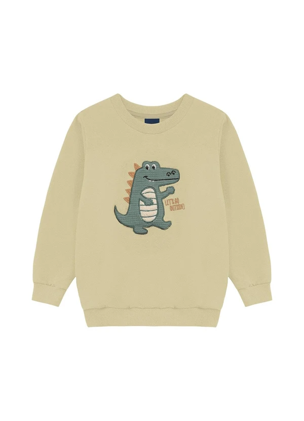 Ddk - Conjunto Infantil Blusão e Calça Bege